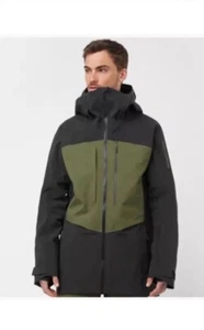 SALOMON Force 3L Jacket 2024, Men’s XL Deep Black Olive, Ski Snowboard NWT $650+ - Picture 1 of 18