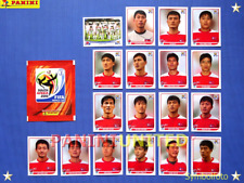 Panini★WM 2010 WorldCup WC 10★Team Nordkorea komplett / Korea DPR complete set
