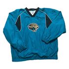 Vintage Jacksonville Jaguars Pullover Windbreaker Jacket Sz 2XL NFL Teal
