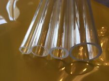 CLEAR ACRYLIC PERSPEX PIPE tube 5mm 6mm 8mm 10mm 12mm 15mm 16mm 18mm 20mm 25mm