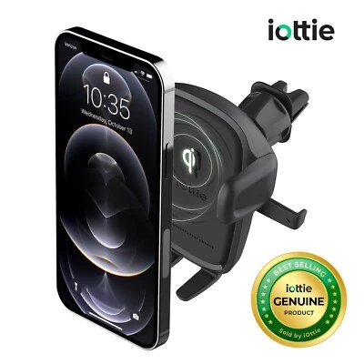 iOttie Easy One Touch Wireless 2 Qi Charging CD Slot +Air Vent Combo Phone Mount - Image 1 of 4