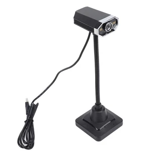 Webcam 1280x720P 30FPS Plug And Play USB Computer Camera With Microphone For NEW - Afbeelding 1 van 12