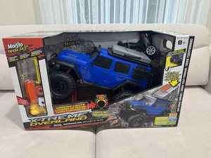 Maisto Tech RC Jeep Wrangler Rubicon Extreme Overland Blue remote Control 19inch - Picture 1 of 4