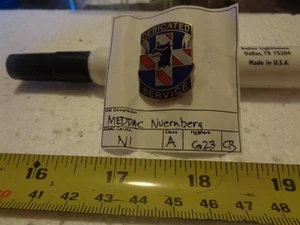 MEDDAC Nuernberg G23 Unit Crest, DI, DUI (DRAW#209) - Bild 1 von 1