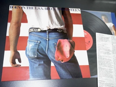 bruce springsteen lp nm - born in the u.s.a., ois, lyric sheet - Bild 1 von 2