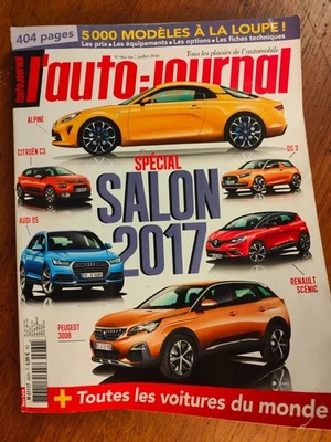 Numéro Spécial salon de l’Auto-Journal modèles 2017, parution juillet 2016 - Photo 1/3