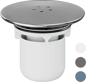 HNNHOME Duschablaufabdeckung Ersatz, Chrom Duschfallenabdeckung, Abnehmbare T... - Bild 1 von 12