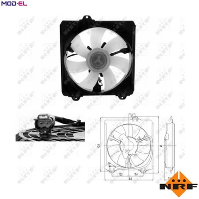 FAN ENGINE COOLING 47695 FOR 1CD-FTV 2.0L 4cyl - Image 1 of 4