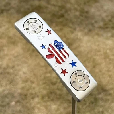 US Flag Clover Blade Putter 34" Right Handed Precision Milled Face Golf Club New - Image 1 of 4