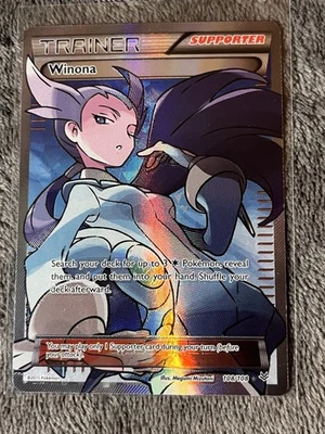 Pokémon TCG Winona (Full Art) 108/108 Roaring Skies Holo NM - Image 1 of 2