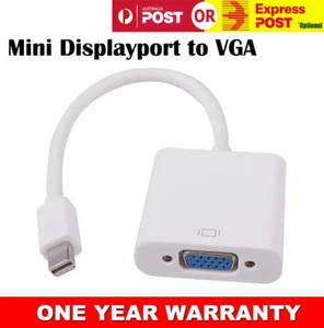 Mini Displayport Thunderbolt to VGA Adapter For Dell XPS Lenovo ThinkPad HP Envy - Bild 1 von 11