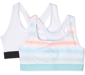 Athletic Works Girls Sport Bras 2 Pack Multicolor Size 32 new - Picture 1 of 7