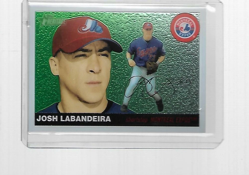 2004 TOPPS HERITAGE BASEBALL CHROME JOSH LABANDEIRA #THC68 (1813/1955) - Image 1 of 1