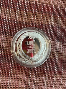 2021 Cook Islands 1 oz Loop the Loop Silver Proof $5 Coin with OGP & COA - Picture 1 of 5