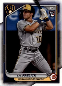 2024 Bowman Sal Frelick RC #39 Milwaukee Brewers Rookie Baseballkarte - Bild 1 von 2
