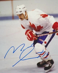 MICHEL GOULET SIGNED TEAM CANADA 8X10 PHOTO - Picture 1 of 2