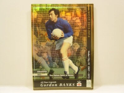 Panini WCCF 2013-14 ATLE Gordon Banks 1937 年英格兰第一号斯托克城 FC 传奇 GK — 第 1/4 张图片