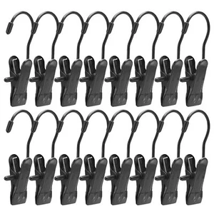 Boot Hangers Clips 16 Pcs Laundry Hooks Hanging Clips Portable Clothes Pins Spac - Picture 1 of 7