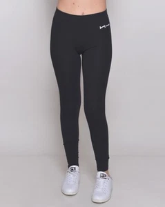 Leggins donna push up sexy cotone palestra fitness yoga vita alta XS XL 2XL nero - Picture 1 of 2