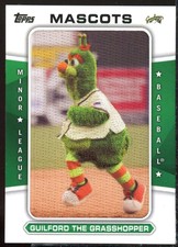 Guilford the Grasshopper Card 2013 Topps Pro Debut Mascots #GTG 