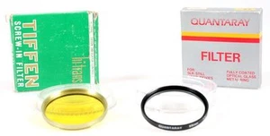 55MM FILTERS SET OF 2 IN ORIGINAL BOXES CLOSE-UP NO. 1 + YELLOW 2 - Picture 1 of 1