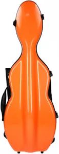 USA Fiberglas Geigengehäuse UltraLight 4/4 M-Gehäuse orange hell - Bild 1 von 12