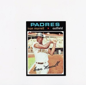 1971 Topps Ivan Murrell #569 EXMT (Wax Stain On Back) Raw P1273