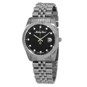 Mathey-Tissot Mathy II Quartz Black Dial Men's Watch H710AN - Picture 1 of 3