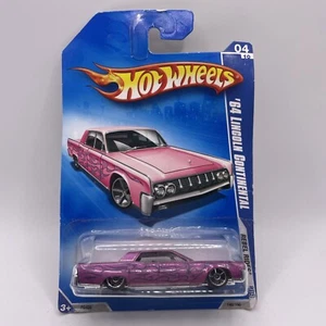 HOT WHEELS VHTF 2009 REBEL RIDES SERIES 64 LINCOLN CONTINENTAL Bent Card - Picture 1 of 5