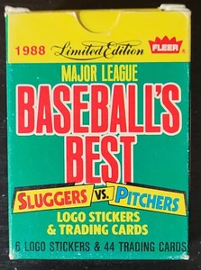 1988 FLEER LIMITED EDITION BASEBALL'S BEST SLUGGERS VS. PITCHERS COMPLETE SET - Picture 1 of 2