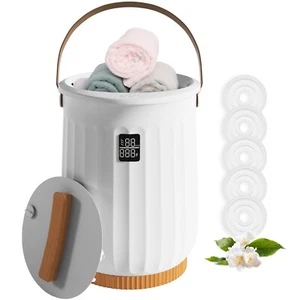 Towel Warmer, Extra Large Modern Bucket Style Warmer for Home Bath & Spa Towels - Picture 1 of 7