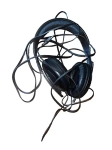 Sennheiser HD-202 Wired Stereo Headphones 10' Cord See Photos. Gaming Work Dj - Picture 1 of 8