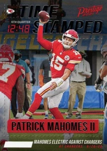2021 Panini Prestige - Time Stamped - Patrick Mahomes II #TS-PM - Foto 1 di 2