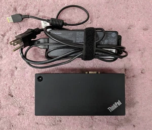 Lenovo ThinkPad USB-C Dock Docking Station DK1633 Type 40A9 w/PA | O284 - Picture 1 of 10