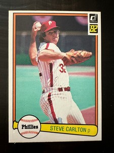 1982 Donruss baseball Steve Carlton #42 Philadelphia Phillies 