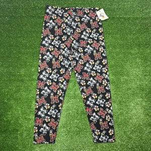 Vintage 90s Disney Mickey & Co. AOP Pants Kids Girls Medium 10-12 Made In USA - Picture 1 of 23