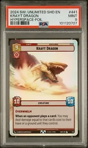 KRAYT DRAGON (HYPERSPACE-FOIL) *PSA 9* - Picture 1 of 2