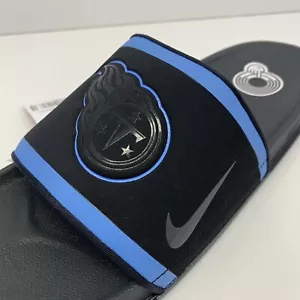 NUEVAS CON ETIQUETAS SANDALIAS NIKE TENNESSEE TITANS OFFCOURT CONFORT DESLIZANTES NFL PARA HOMBRE TALLA 8 - Imagen 1 de 2