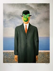 Rene Magritte - Son of Man (signed & numbered lithograph)