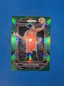 2023 Panini WNBA Prizm Green Refractor #77 Candace Parker Las Vegas Aces - Picture 1 of 1