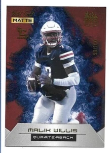 Malik Willis 2022 comodín mate novato Heat Chase #RH-27 #59/100 Titanes - Imagen 1 de 2