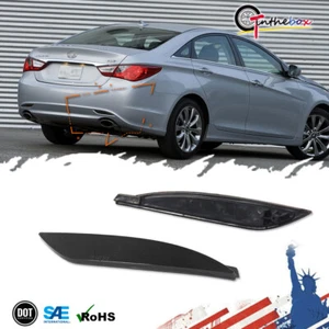 Reflector de parachoques de humo para Hyundai Sonata 2011-2014 lado trasero del conductor y del pasajero - Imagen 1 de 8