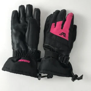 Gordini Juniors Small Black Pink Ski Gloves - Picture 1 of 6