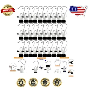 Waterproof Boot Hangers & Clothes Clips Set - Space-Saving Organizer Solution - Picture 1 of 9