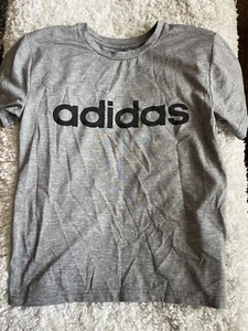 Adidas boys sz. 8 gray classic logo sport tee. Great shape - Picture 1 of 8