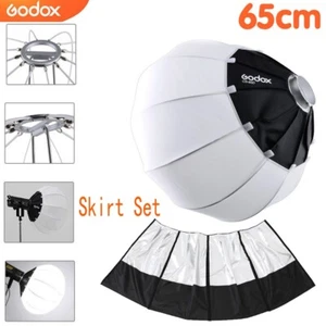 AU Godox CS-65D 65cm Bowens Mount Collapsible Lantern Softbox + SS-65 Skirt Set - Picture 1 of 12