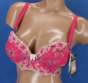 Bradelis New York Underwire Padded Push Up Bra NWT Size 30D #H381 - Picture 1 of 9