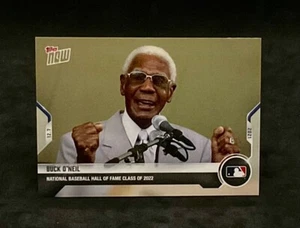 2021 Topps NOW #OS-52 Buck O'Neil MLB Hall of Fame Class of 2022 (Print Run 881) - Bild 1 von 3