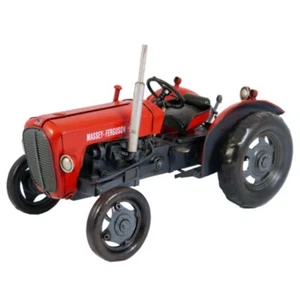 Boyle 30cm Massey Ferguson 35 Tractor Ornament Metal Vintage Home/Room Decor Red - Picture 1 of 2