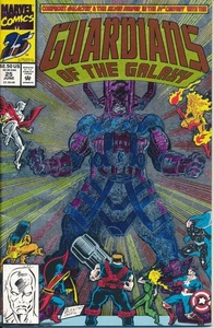 Guardians of the Galaxy #25 Marvel 1992 Galactus Silver Surfer Cover - Picture 1 of 2